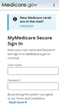 Mobile Screenshot of mymedicare.gov