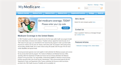 Desktop Screenshot of mymedicare.com