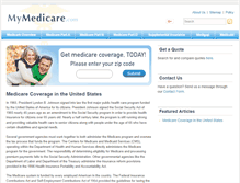 Tablet Screenshot of mymedicare.com